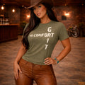 No Comfort Tee – Señoras – Militär Grün – military_green_nocomfort_front_frau – El Capitano