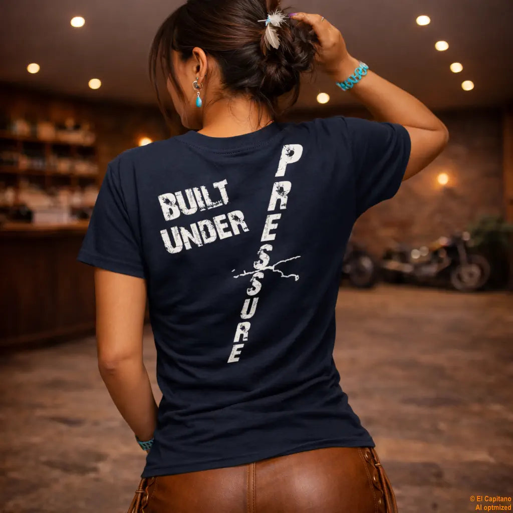 No Comfort Tee – Señoras – – navy_nocomfort_back_frau – El Capitano