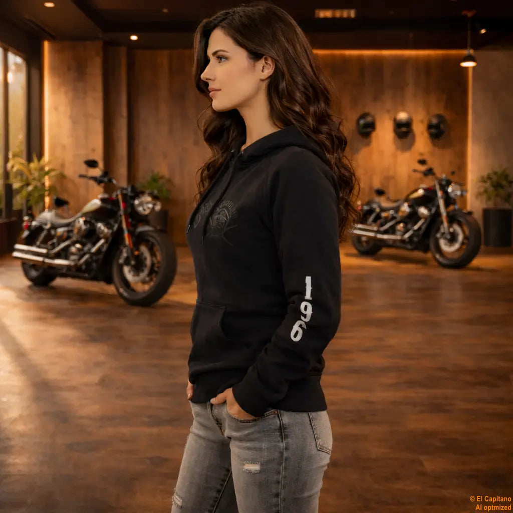 F.U.C.K. Y.O.U. Zip Hoodie – Señoras – – schwarzlinkshalbfuckyoufrau – El Capitano