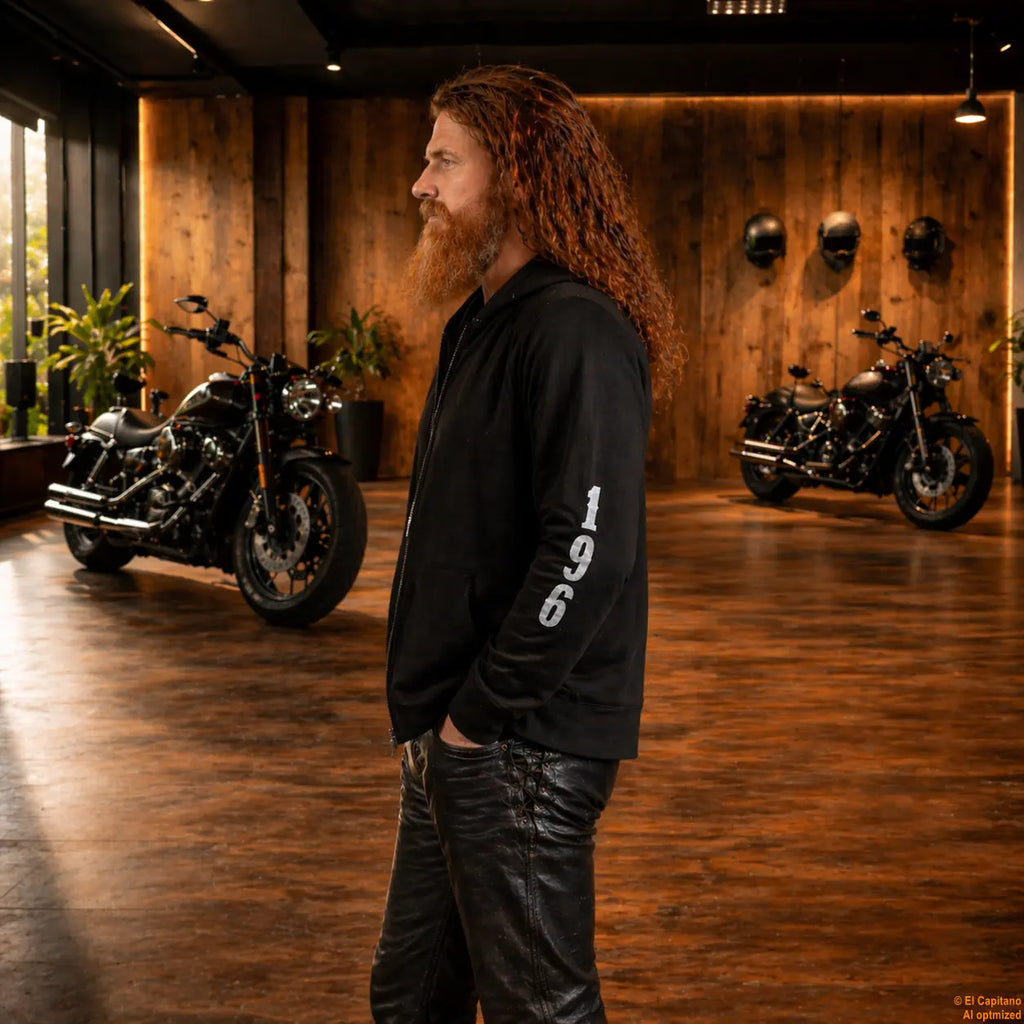 F.U.C.K. Y.O.U. Sweat Jacke – Caballeros – – schwarzlinkshalbfuckyoumannj – El Capitano