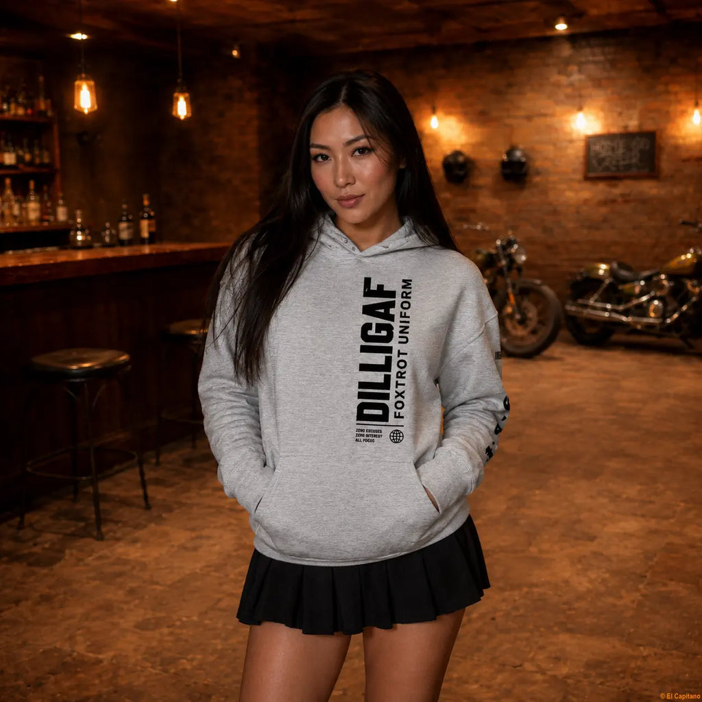 DILLIFU Hoodie - Señoras – Sport Grey – sport-grey_dilligaffu_front_frau_3d0b5cae-df3c-47da-a46f-aef387aefc84 – El Capitano