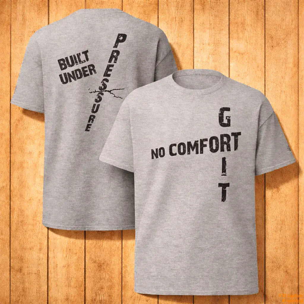 No Comfort Tee – Señoras – – sport_grau_nocomfort_front_back – El Capitano
