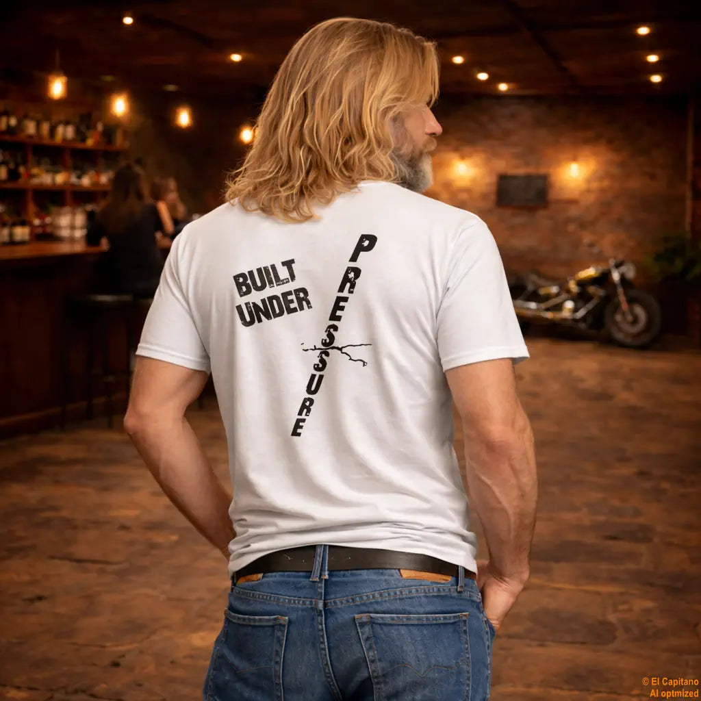No Comfort Tee – Caballeros – – weiss_nocomfort_back_mann – El Capitano